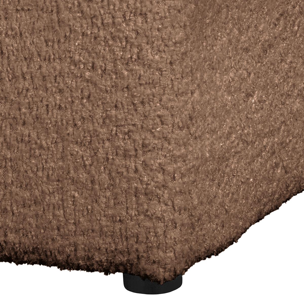 Bigsofa Naomi Hellbraun B: 284 Cm - Hellbraun/Schwarz, Design, Textil (284/94/148cm) - Livetastic