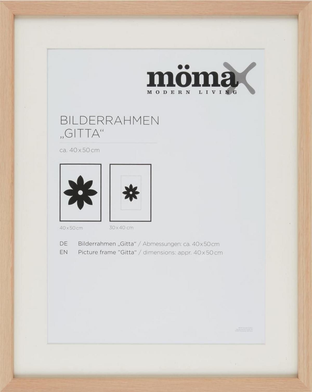 RÁM NA OBRAZY Gitta 40x50 cm - farba duba, drevo/kompozitné drevo (40/50cm) - Modern Living