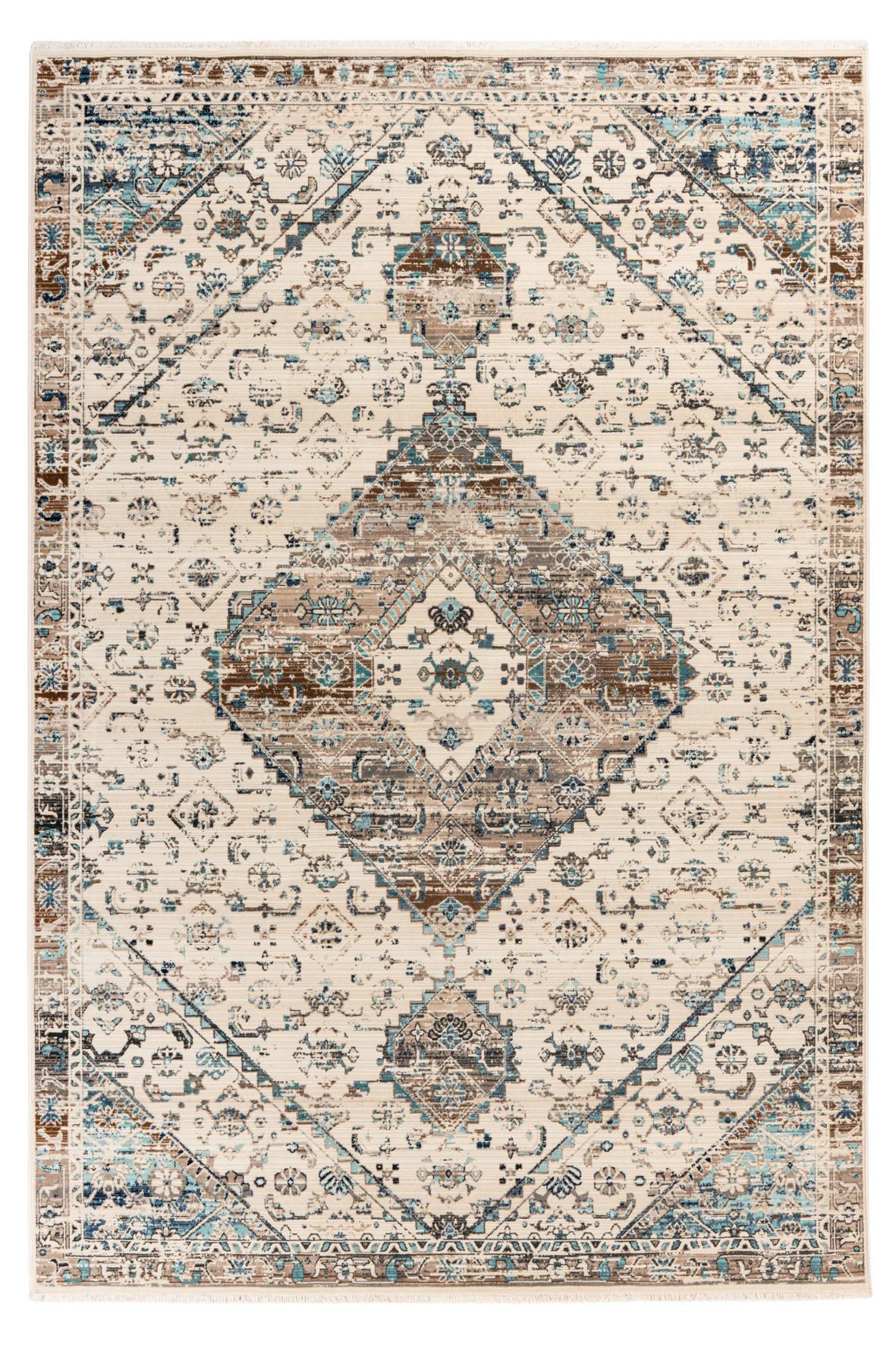 Orientteppich My Inca 359 - Creme, Basics, Textil (60/110cm) - Obsession