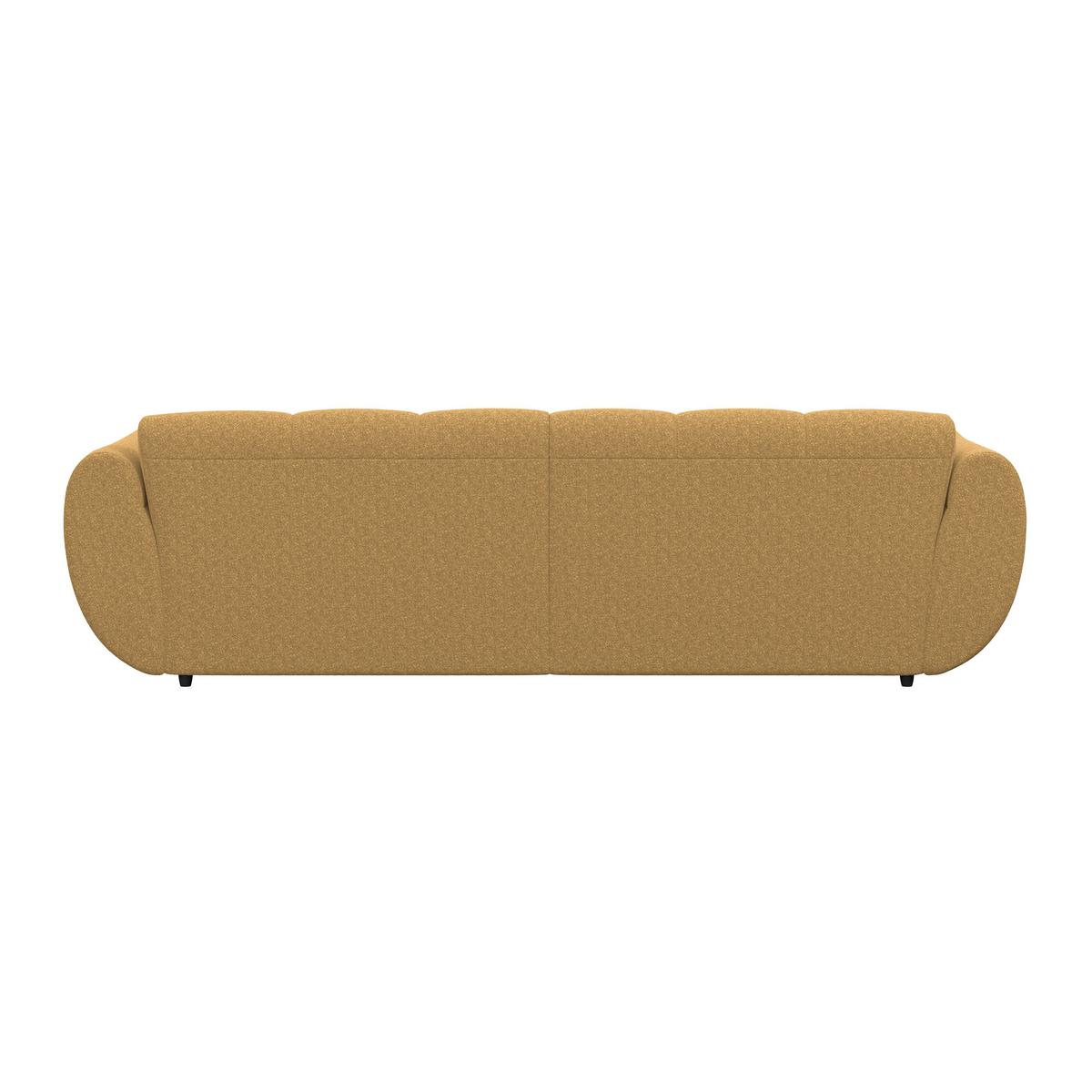 Ecksofa Panda Chenille gold, 178x280cm - Dunkelgrün/Goldfarben, Trend, Textil (178/280cm)