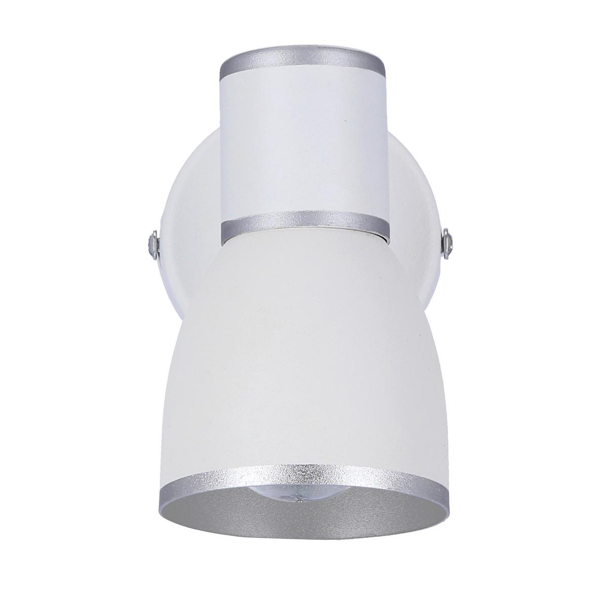 Strahler 91-63366 Fido - Chromfarben/Weiß, Design, Metall (13/8/11cm)
