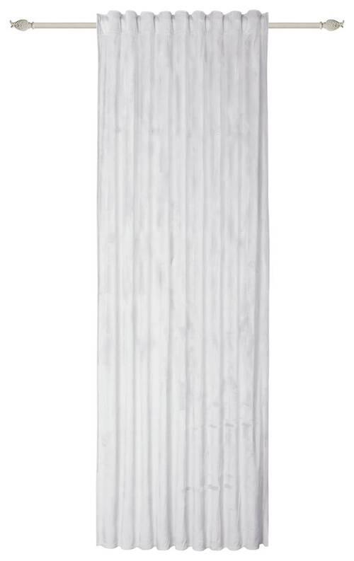 Fertigvorhang Mit Ösen Romy 140x245 Cm Silberfaben