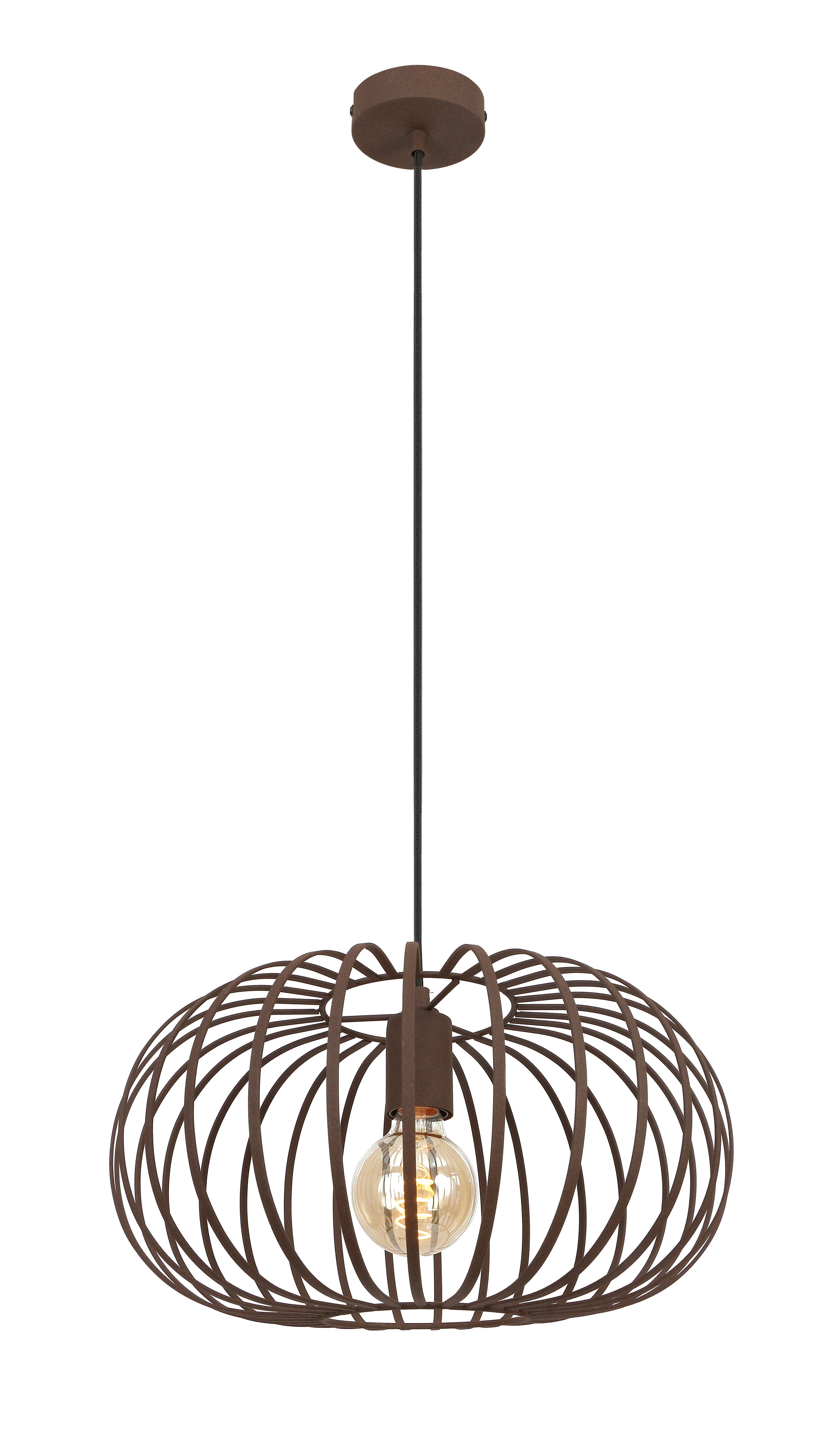 ZÁVĚSNÉ SVÍTIDLO ROSTI - rezavá, Moderní, kov (39/120cm) - Modern Living