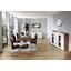 Highboard Avensis 22 B - Eichefarben/Schwarz, MODERN, Glas/Holzwerkstoff (150/114,6/43,1cm) - Luca Bessoni