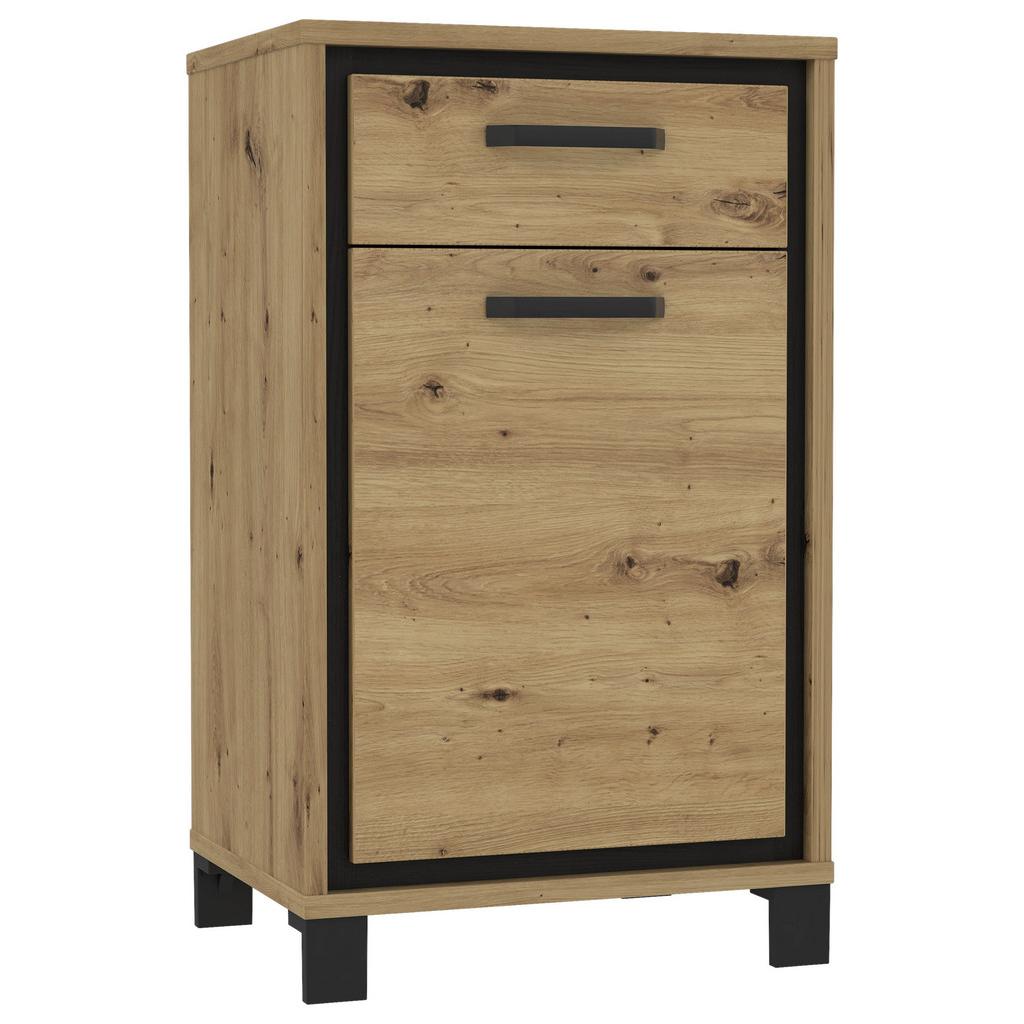 Schuhschrank Trondheim Eiche Dekor m. Schublade B: 54,4 cm