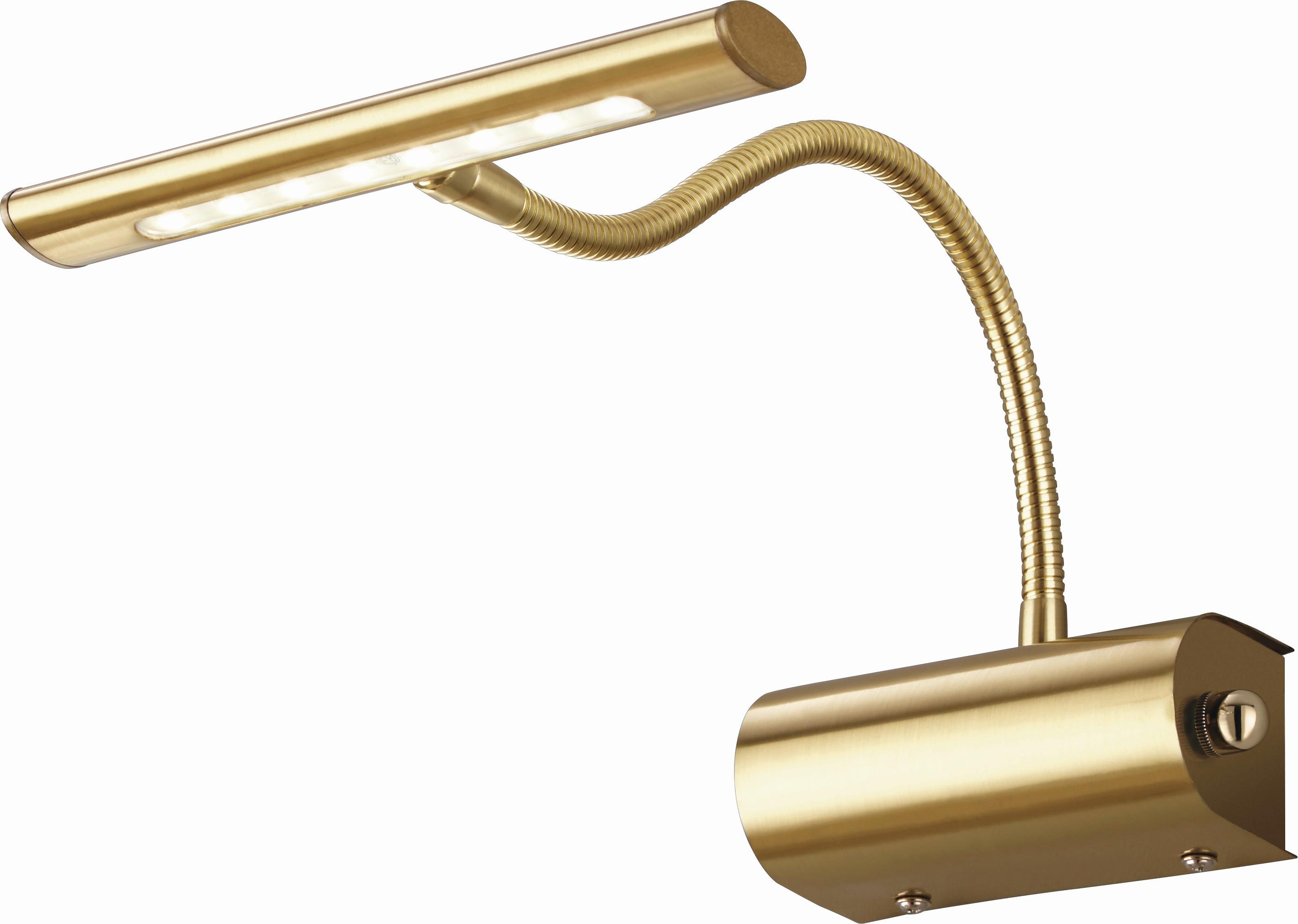 LED-Wandleuchte Curtis mit Flexarm - Messingfarben, LIFESTYLE, Metall (18cm) - Trio Leuchten