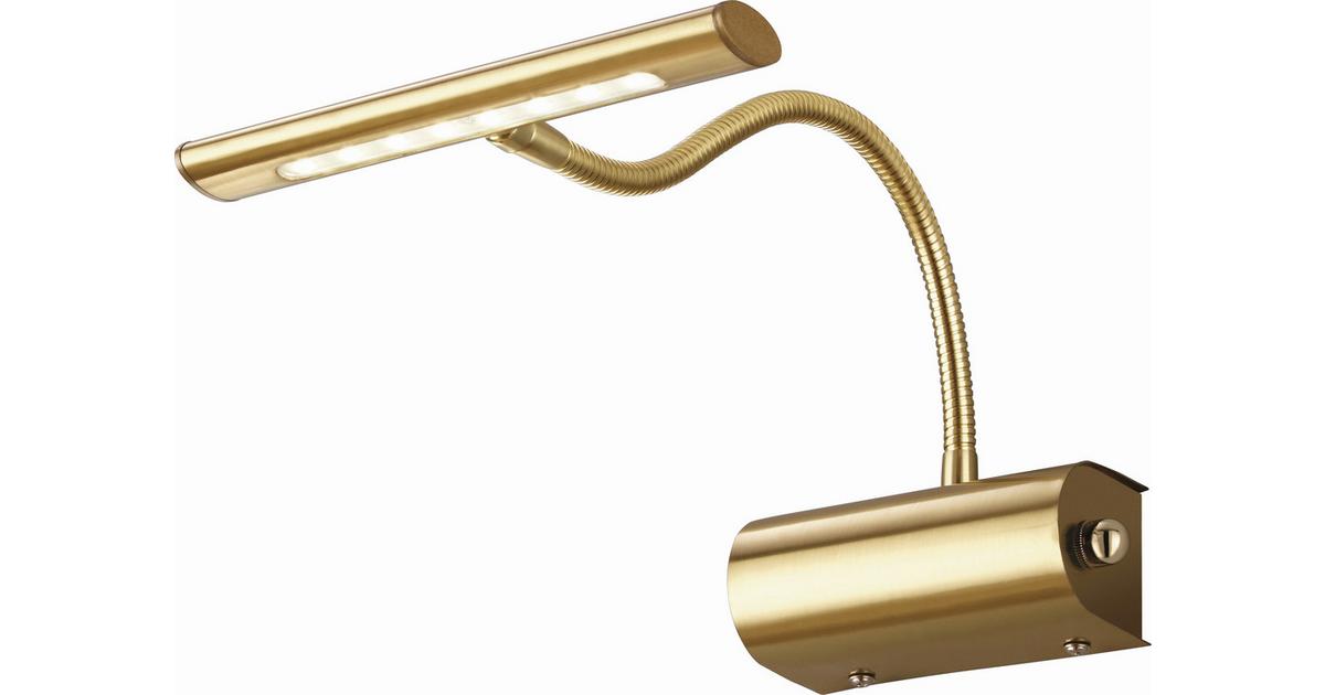 Trio Leuchten LED Wandleuchte Curtis – 4W, 400 Lm, 3000K, Mit Flexarm Und Drehdimmer – Metall, Nickel Matt