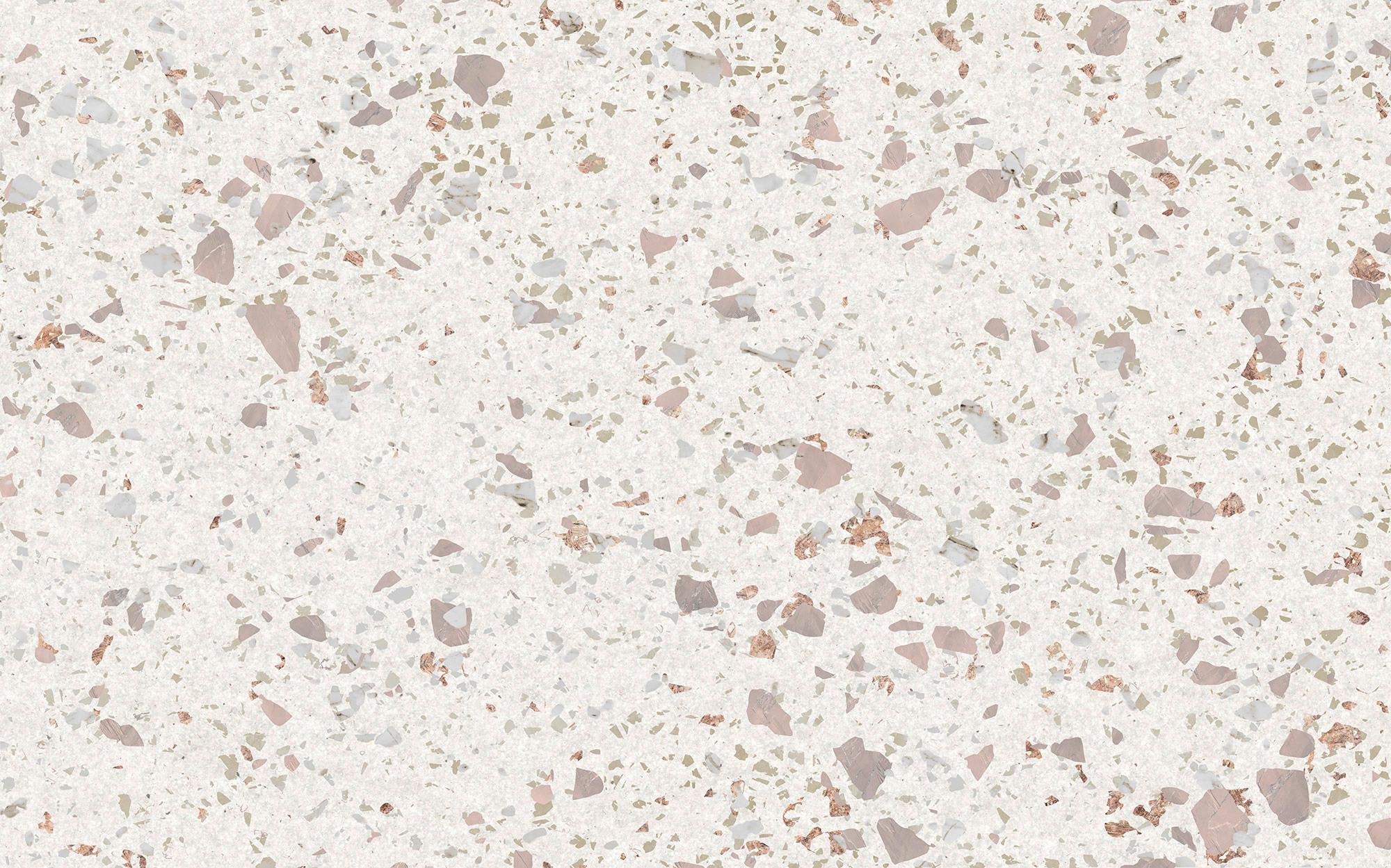 Vliestapete Tasteful Terrazzo - Multicolor, Basics (400/250cm) - Komar
