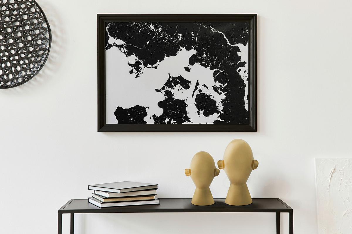 Skulptur Phantom Goldfarben, 15x28 cm - Goldfarben, Trend (15/28/18cm) - Kayoom