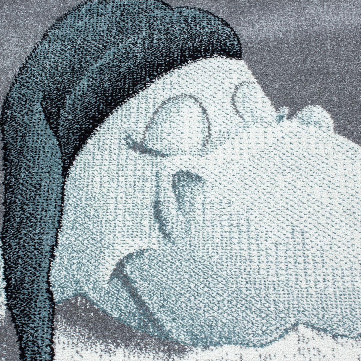 Kinderteppich Dinosaurier Blau Bambi 160x230 cm - Blau, Trend, Textil (160/230cm) - Ben'n'jen