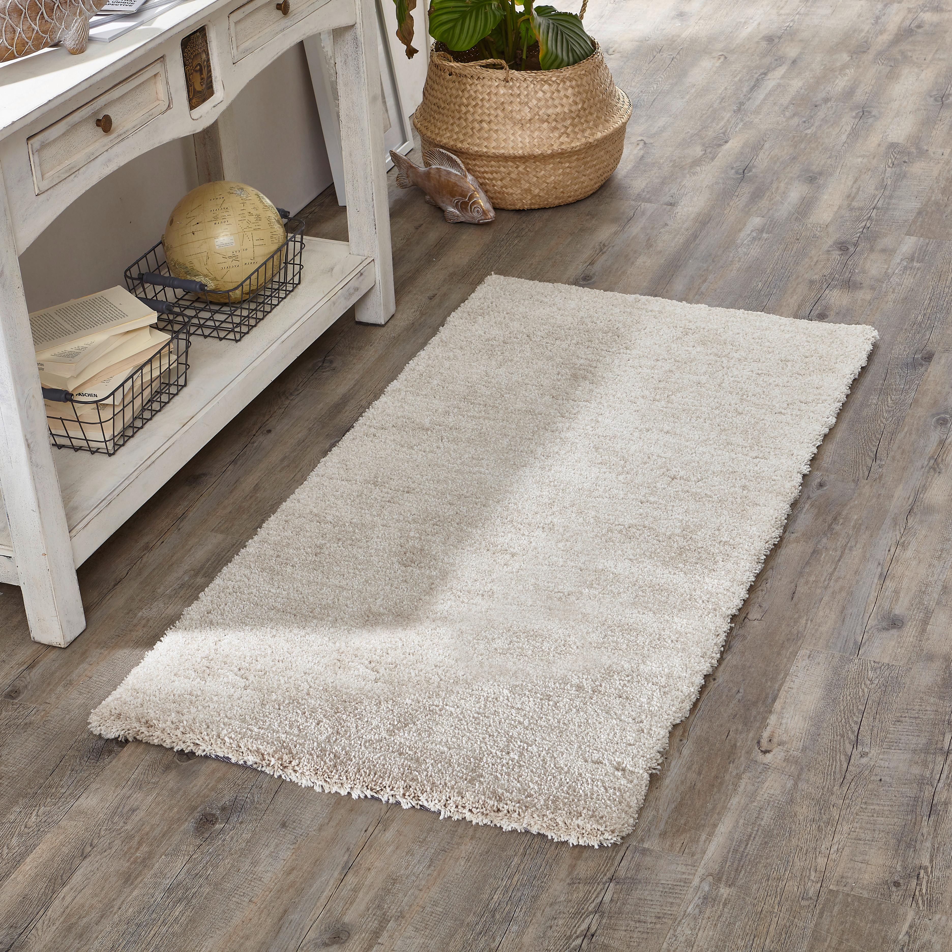 Hochflor Teppich Weiß Relaxx 70x140 cm - Weiß, Basics, Textil (70/140cm) - Esprit