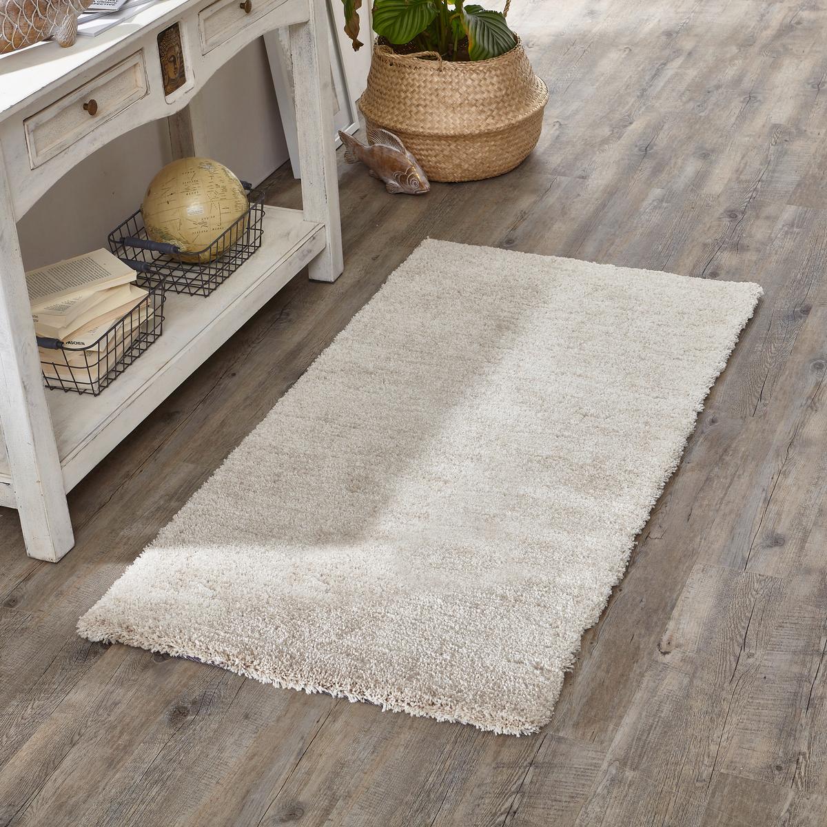 Hochflor Teppich Weiß Relaxx 70x140 cm - Weiß, Basics, Textil (70/140cm) - Esprit