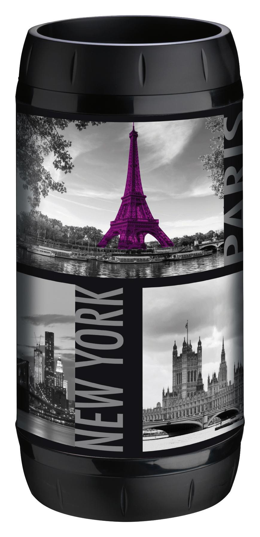 Schirmständer Umbrella Motiv - Multicolor/Schwarz, MODERN, Kunststoff/Metall (26,8/51,6cm)