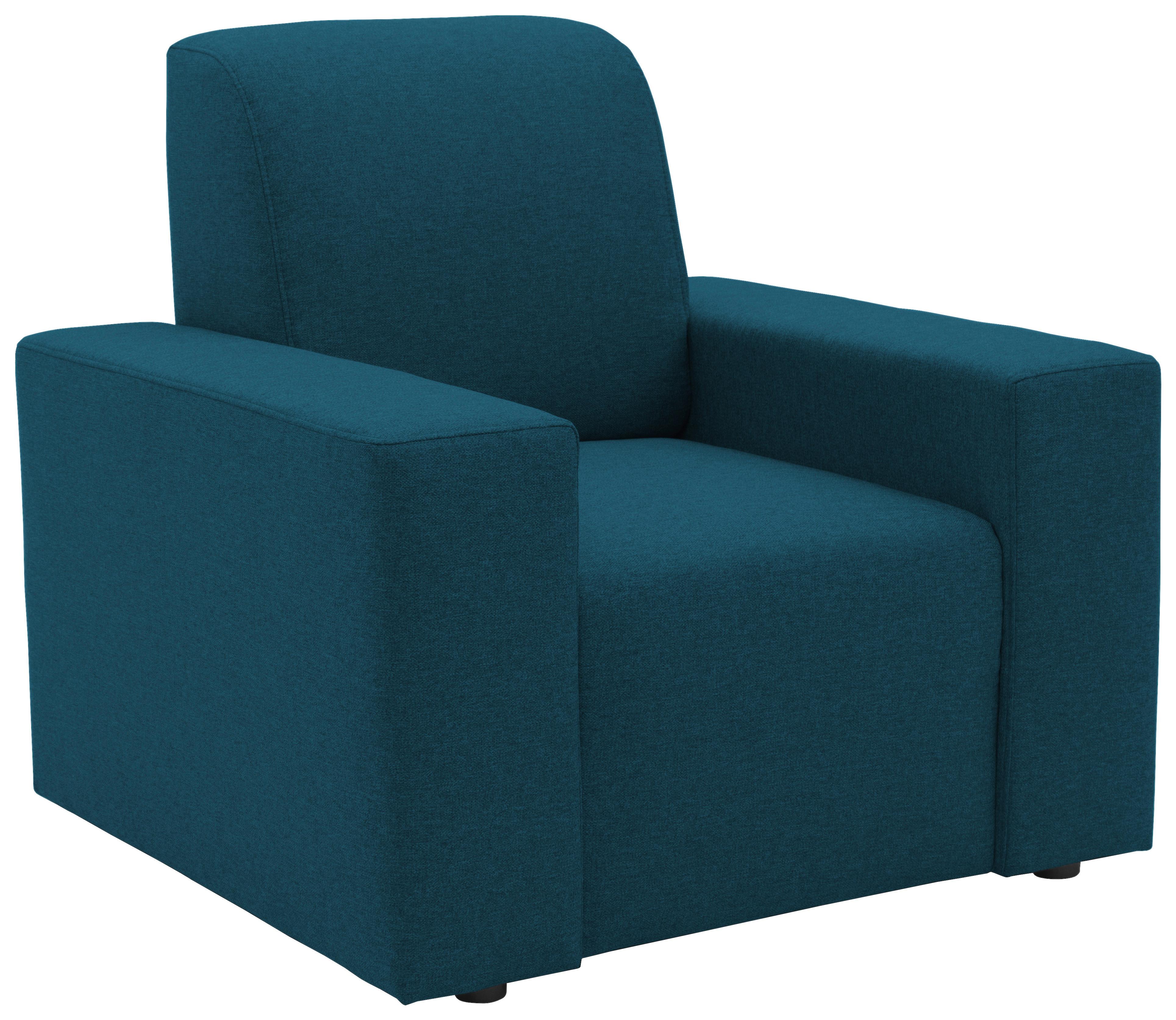 Sessel Looks Dunkelblau B: 93 cm - Schwarz/Dunkelblau, Design, Textil (93/88/88cm) - LOOKS by W.Joop