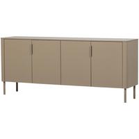 Sideboard Gunnar Schlammfarben B: 201 Cm - Schlammfarben/Schwarz, Design, Holz (201/85/44cm) - Livetastic