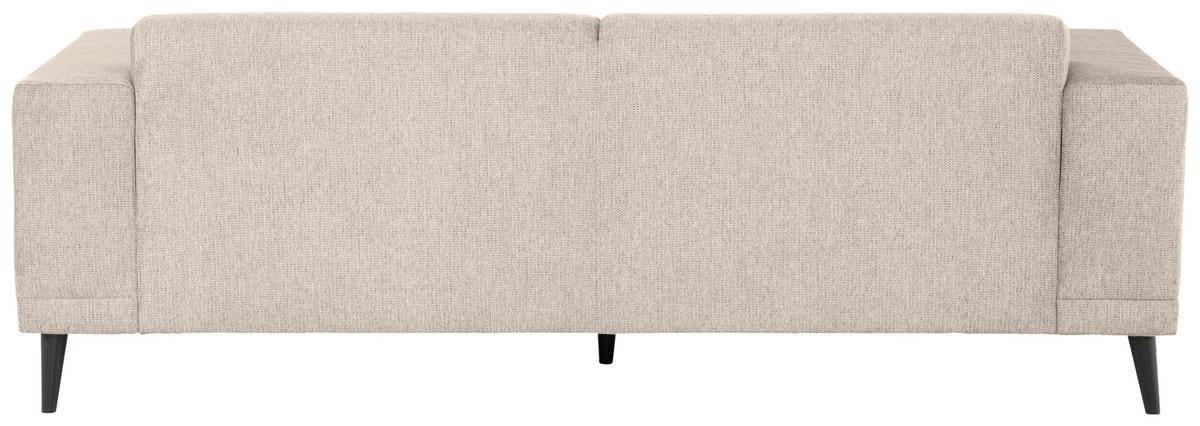 3-Sitzer-Sofa Oslo Beige B: 218 cm - Beige/Schwarz, Design, Textil (218/77/93cm) - MID.YOU