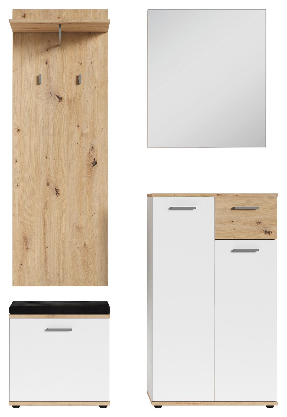Wandpaneel Jakob Eiche Artisan Dekor B: 48 Cm - Eiche Artisan, LIFESTYLE, Holzwerkstoff (48/140/28cm) - MID.YOU