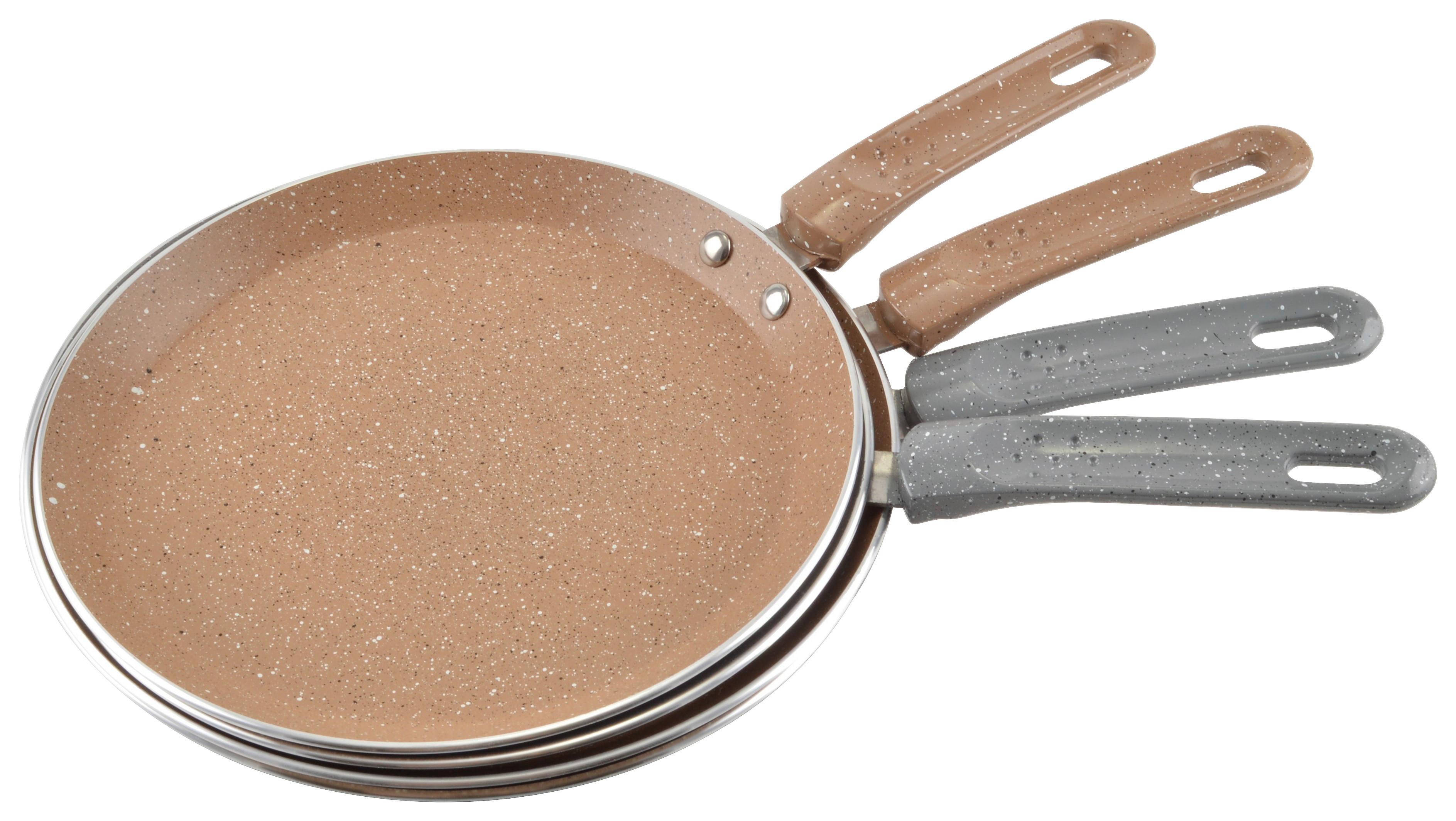 Palacsintasütő Granite - bézs/szürke, fém (26cm)