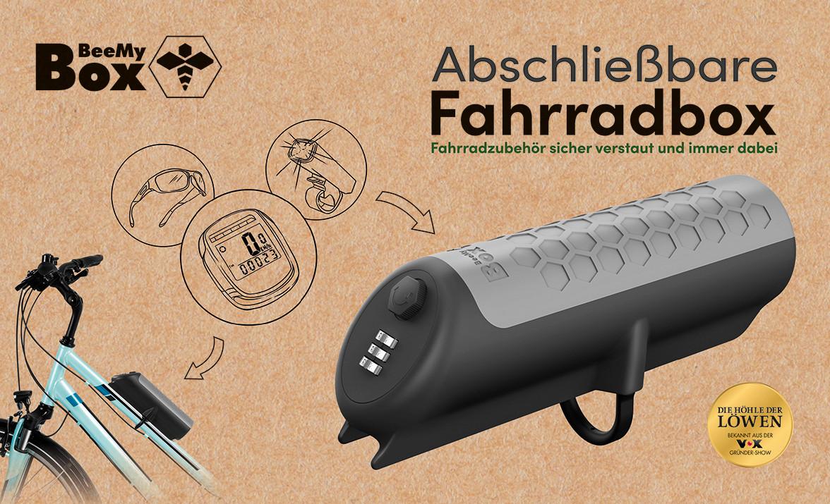Fahrradbox mit Halterung Beemybox Basic Grau - Basics (26,9/8,9/10cm) - TV - Unser Original