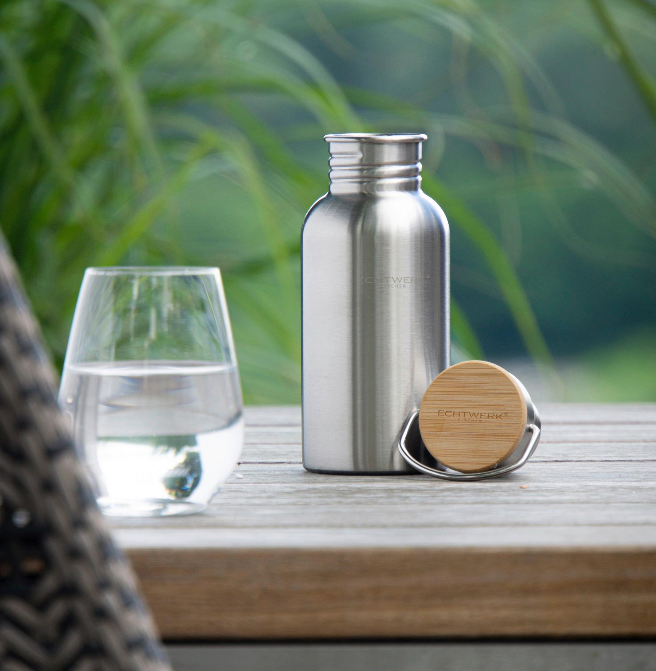 Isolierflasche Ew-Db-1705 - Silberfarben, Basics, Metall (7/18cm) - Echtwerk