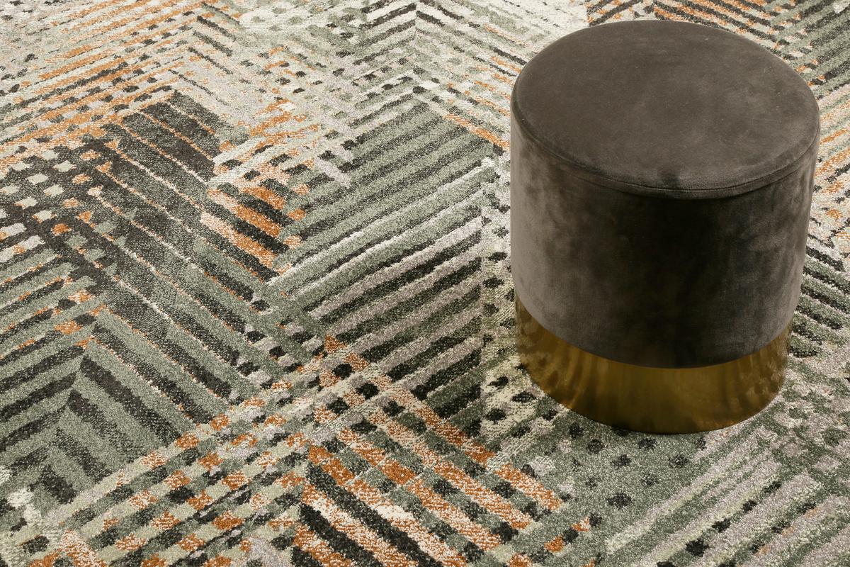 Webteppich Grün, Bxl: Ca. 80x150 Cm - Grün, KONVENTIONELL, Textil (80/150cm) - Esprit