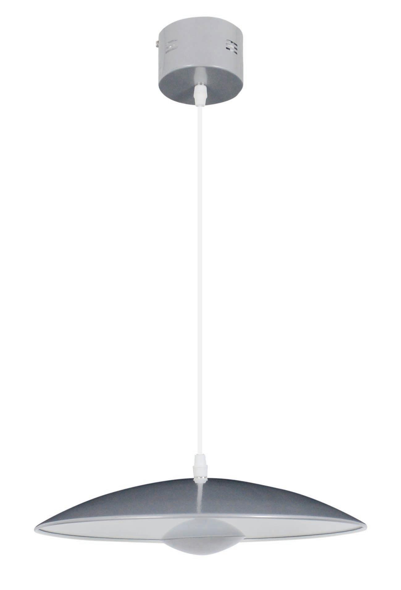 LED-Hängeleuchte Oslo H: 125 cm - Silberfarben, Design, Metall (34/125cm) - Näve