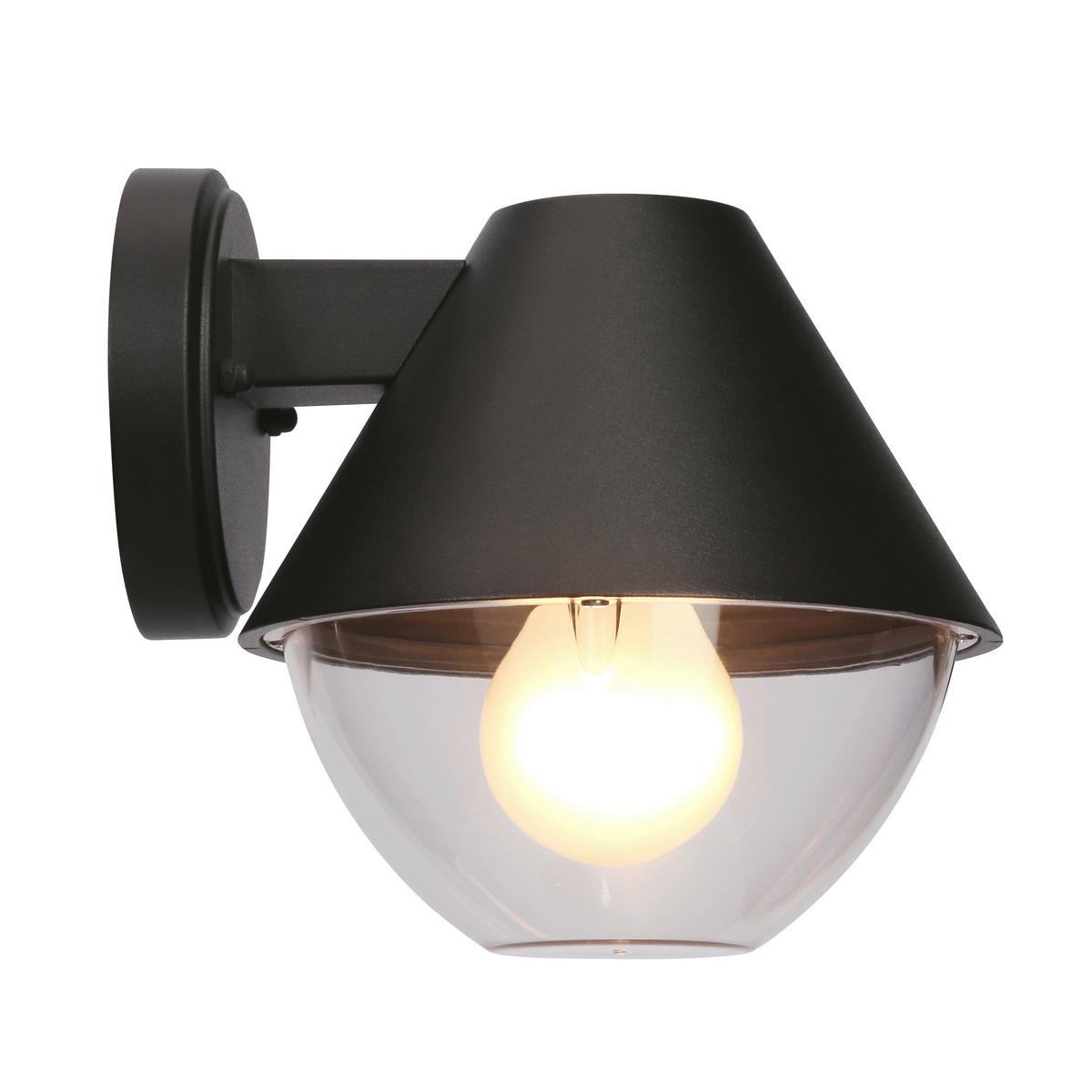 Led-außenleuchte 21-32256 Hendera - Schwarz, Design, Metall (18/20.5/18cm)