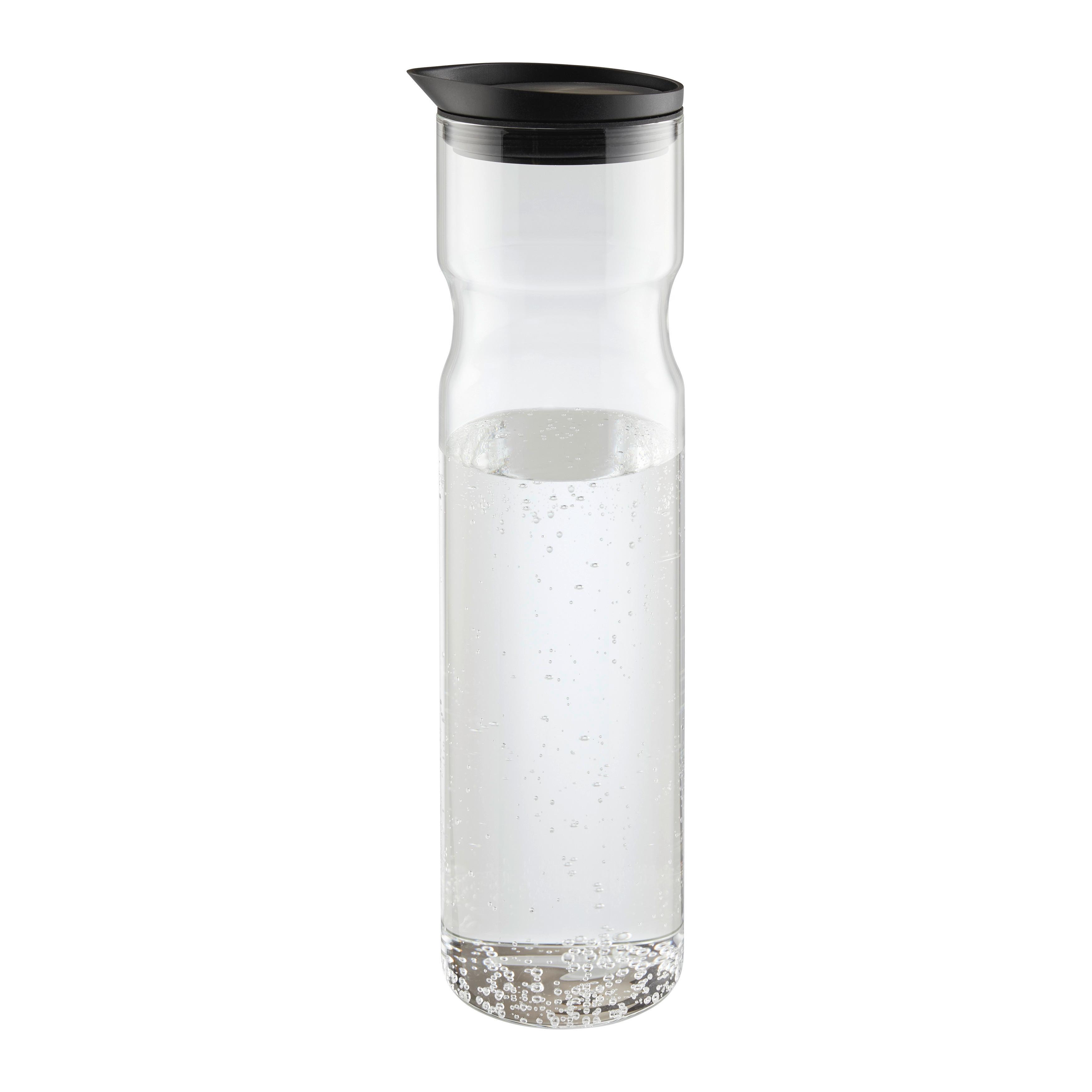Karafa objem: 1,2l - čiré, Moderní, kov/plast (8/31,7cm) - Mömax