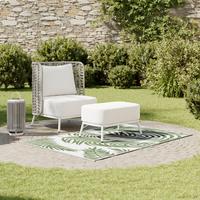VONKAJŠÍ KOBEREC FLAVIA - zelená, Modern, plast (120/180cm) - Bessagi Garden