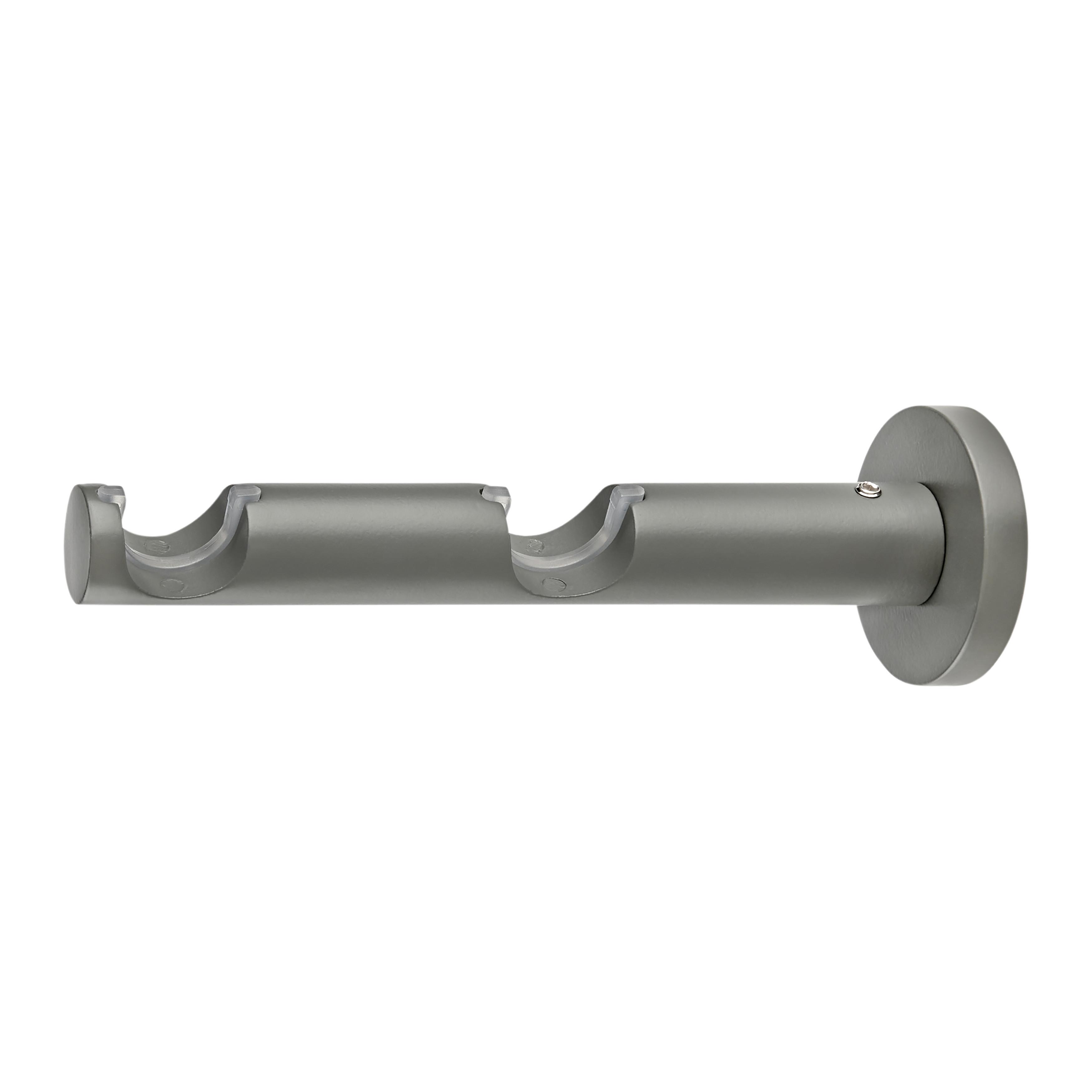 DVOJITÝ DRŽIAK RILLCUBE DOPPELTRÄGER - tmavosivá, kov (15cm) - Premium Living