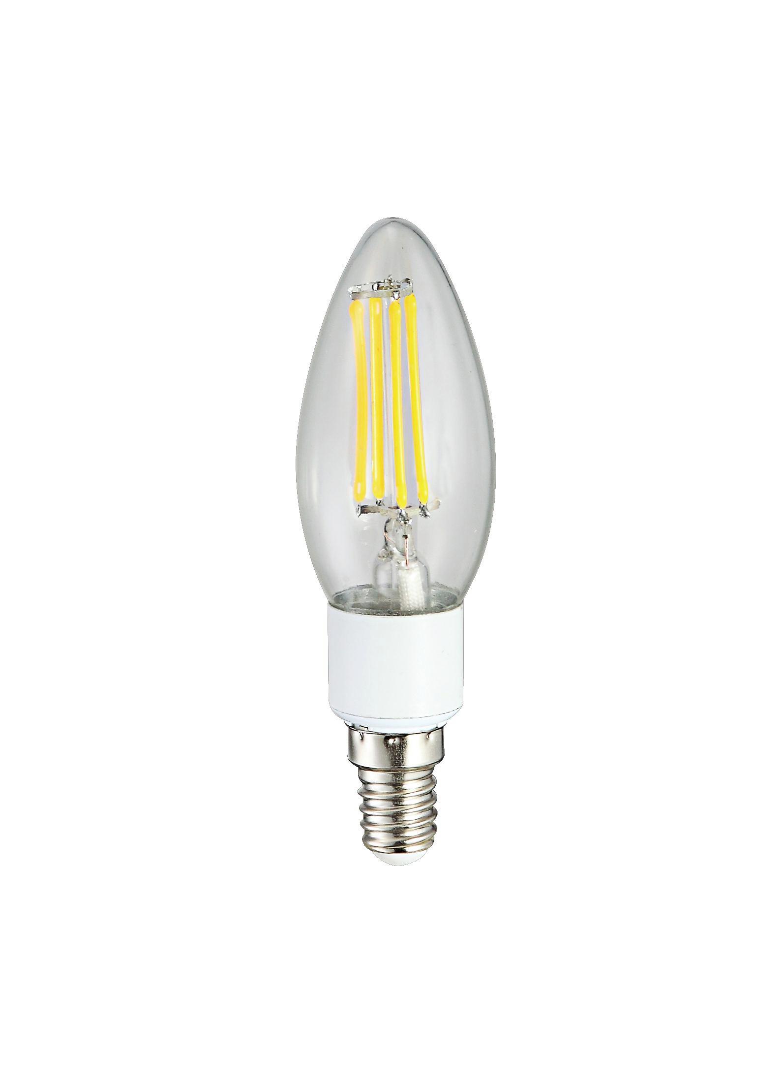 Led-izzó Cody - Átlátszó, konvencionális, Üveg/Fém (3,5/9,8cm)