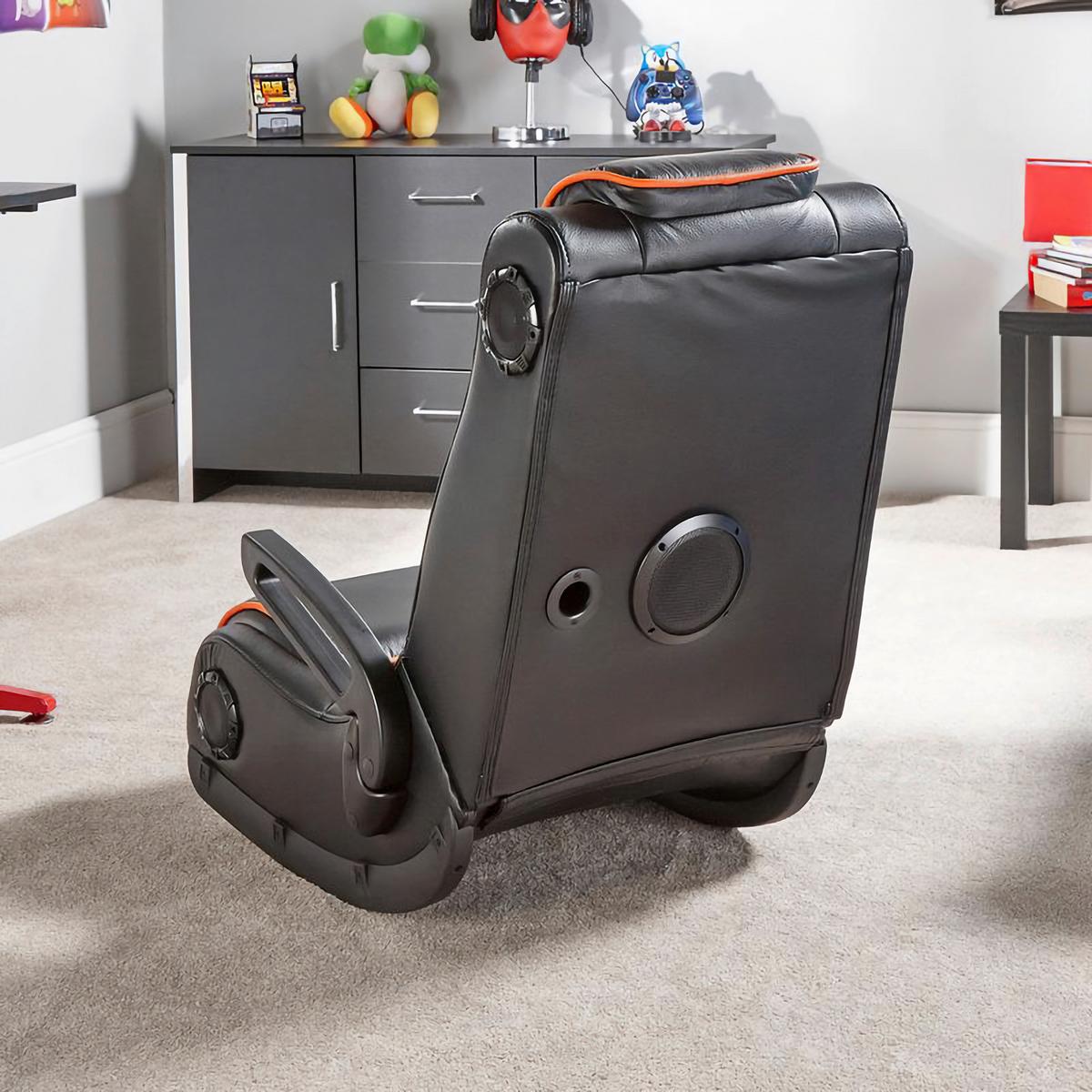 Gamingsessel Sentinel 4.1 - Schwarz, MODERN, Textil (62/87/90cm) - X Rocker