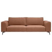 4-sitzer-sofa Seul Orange - Schwarz/Orange, Design, Holz/Textil (302/87/88cm) - MID.YOU