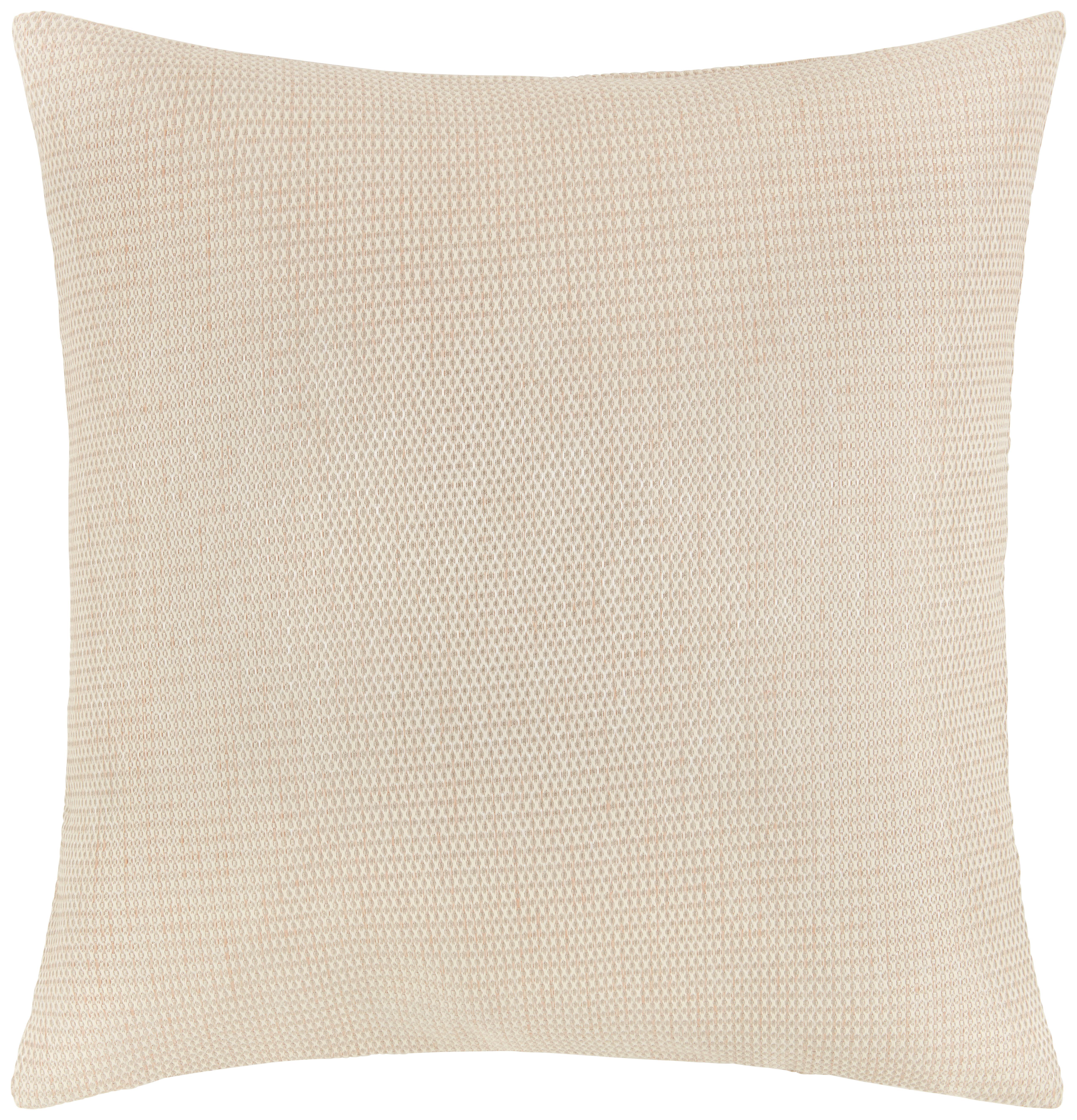 POTAH NA POLŠTÁŘ Ines, 48/48cm, šedobílá - přírodní barvy, Basics, textil (50/50cm) - Premium Living