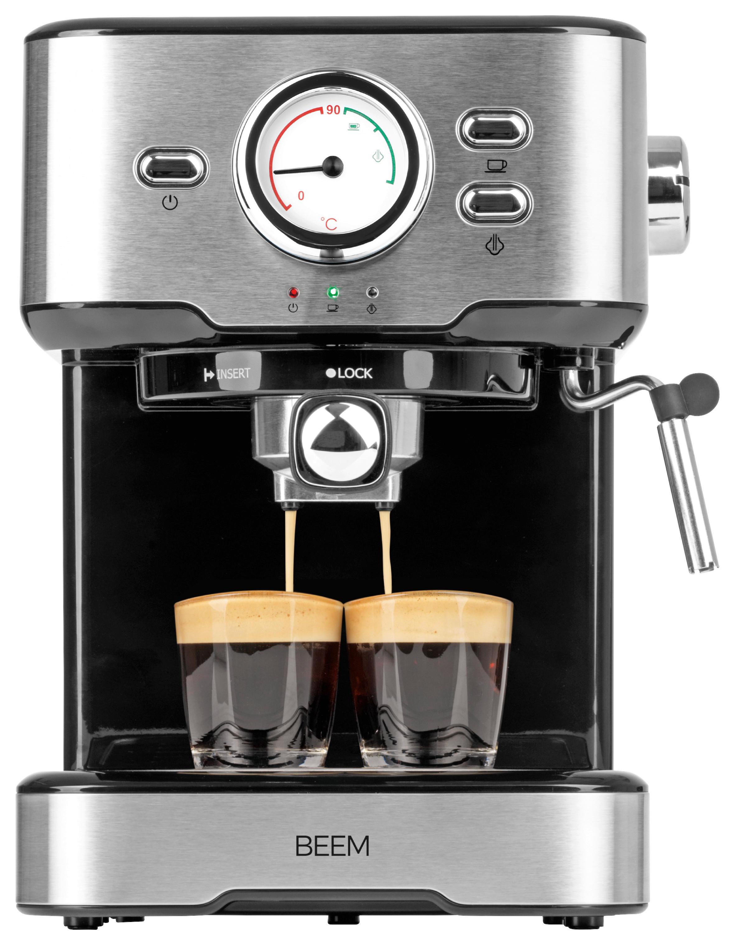 ESPRESSOMASCHINE 1100W, 15 bar - Basics, Kunststoff/Metall (32/27.5/30cm) - Beem