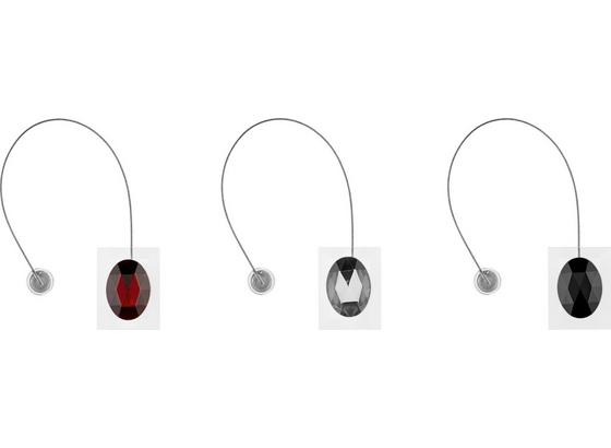 Úchytka Řasicí Diamond - bílá/černá, Lifestyle (4,2/5,5cm) - Modern Living Úchytka Řasicí Diamond - bílá/černá, Lifestyle (4,2/5,5cm) - Modern Living