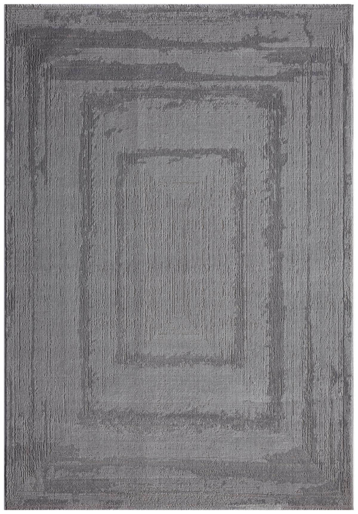 Webteppich Grau Cilian 80x150 cm, Jute - Grau, MODERN, Textil (80/150cm) - Luca Bessoni