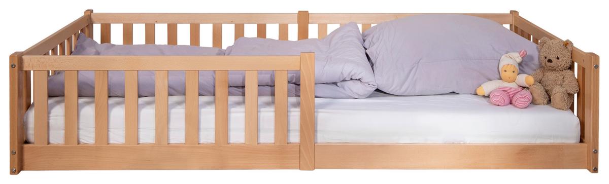 Hausbett Buche, B/h/t: 90x200x161cm - Buchefarben, Basics, Holz (90/200/161cm) - tiSsi