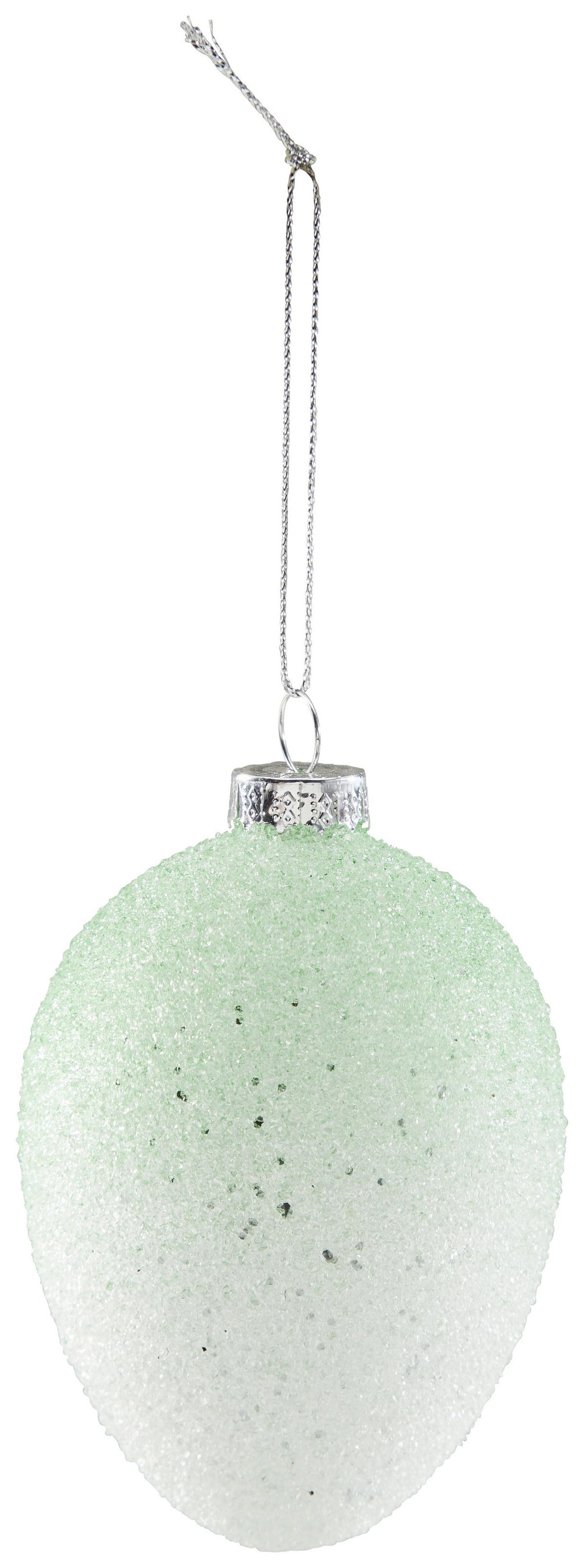 Dekoei aus Glas Alina DxH: ca. 7x10 cm - Pink/Silberfarben, Basics, Glas/Metall (7/10cm) - Luca Bessoni