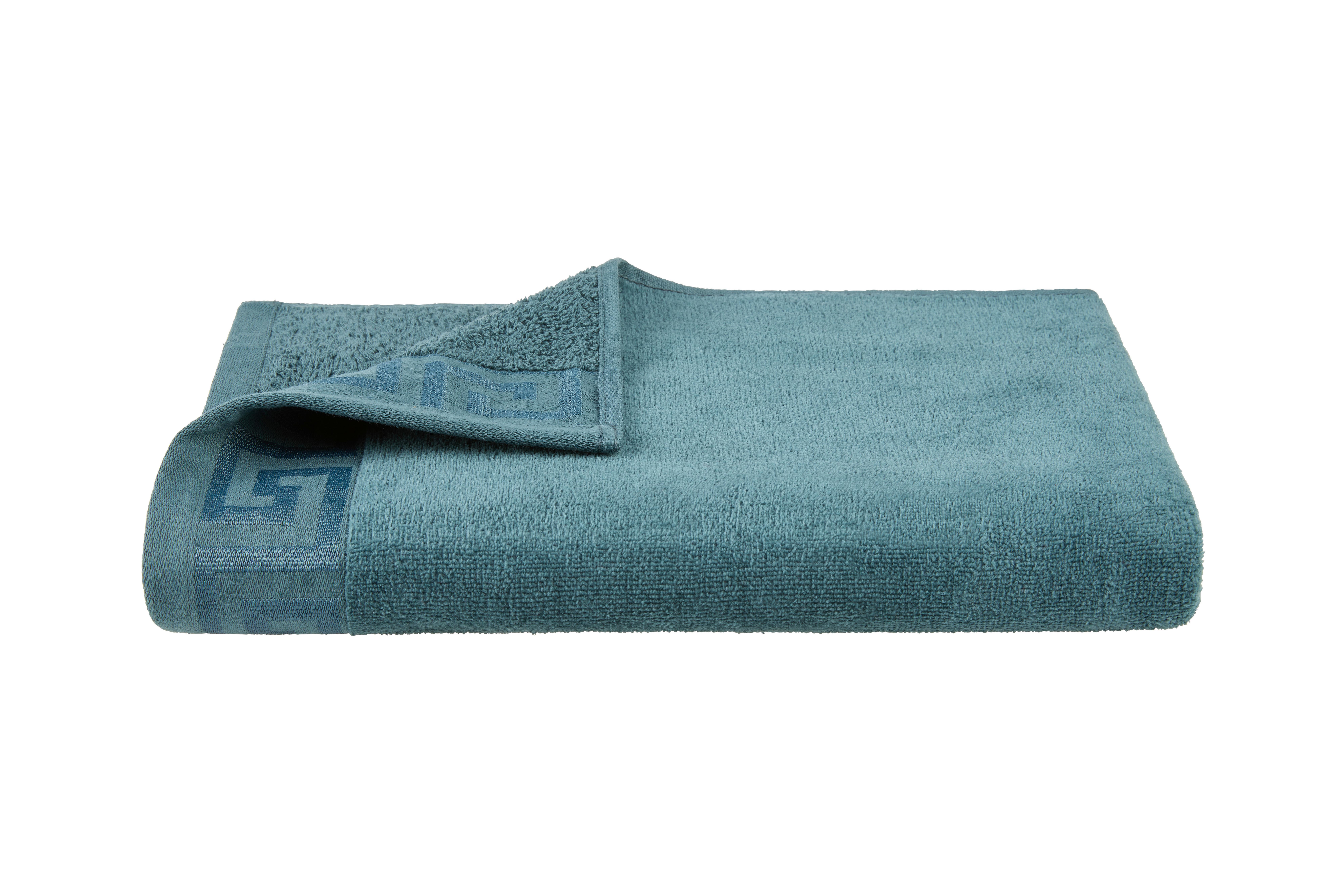 Strandtuch Paloma - Petrol, ROMANTIK / LANDHAUS, Textil (75/150cm) - James Wood