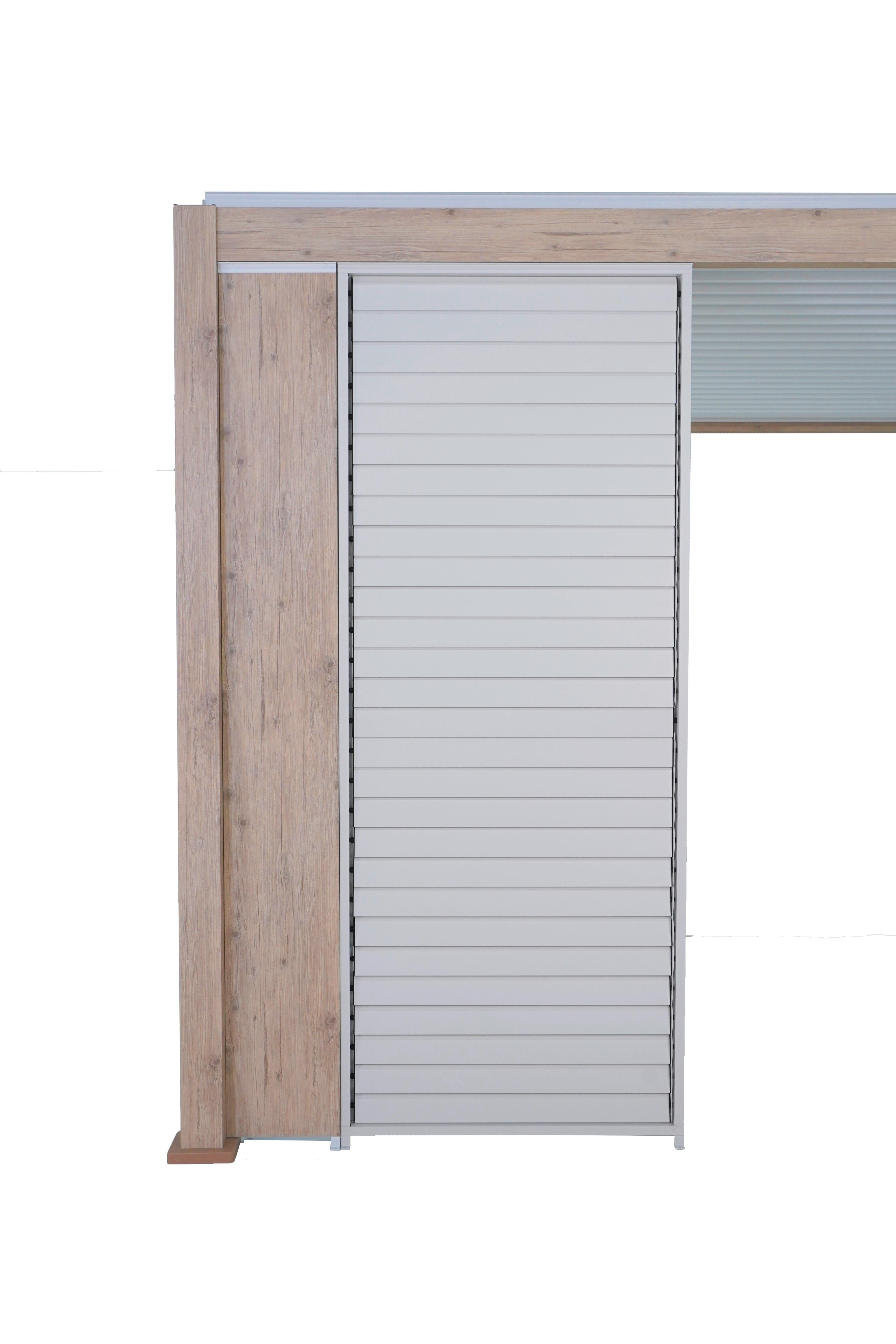 Dekoelement Deluxe/classic Holzoptik - Eichefarben, MODERN, Metall (31/235/6cm) - Gardenson