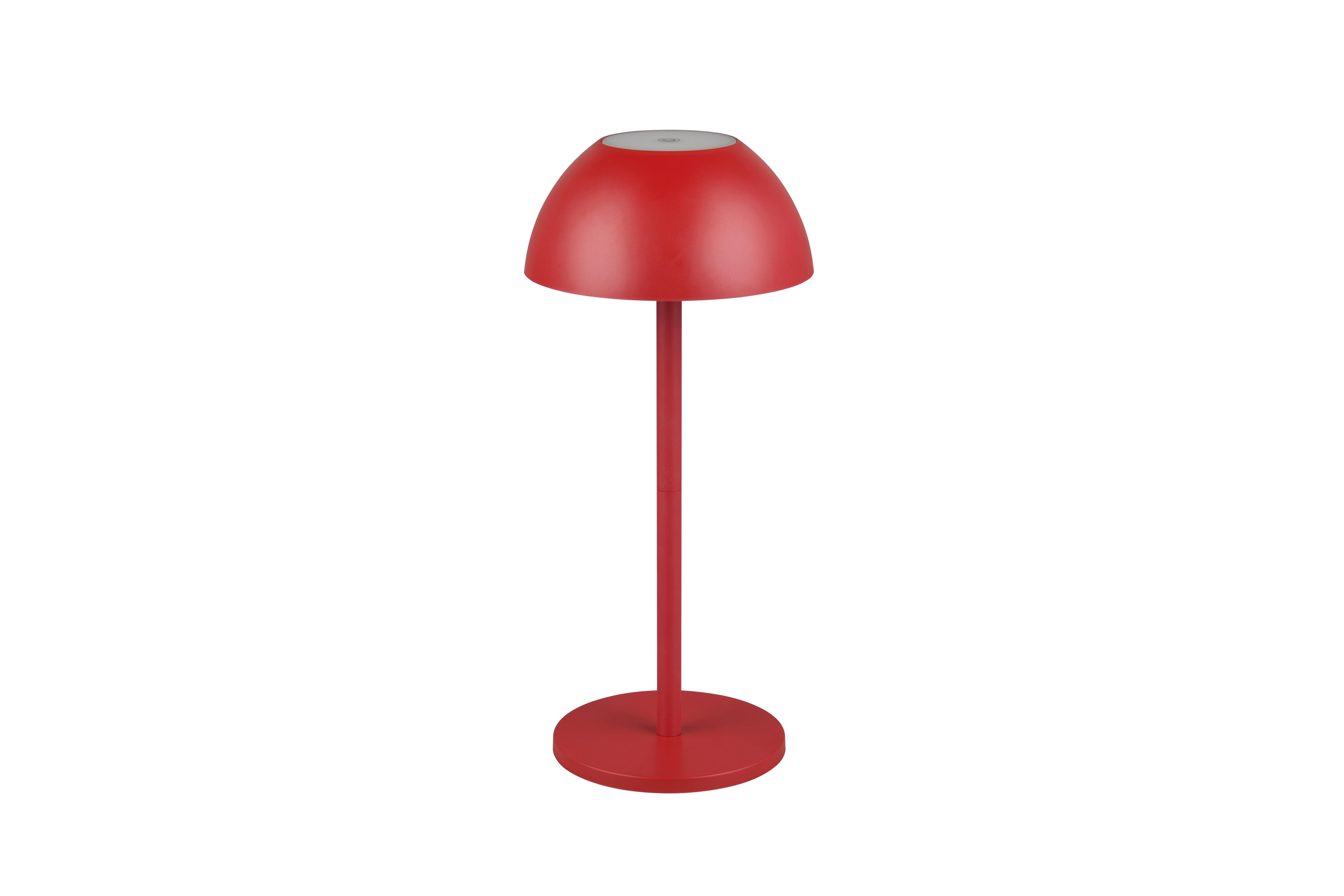 Akku-Tischleuchte R54106110 Ricardo - Rot, Trend, Kunststoff (13,5/30cm)