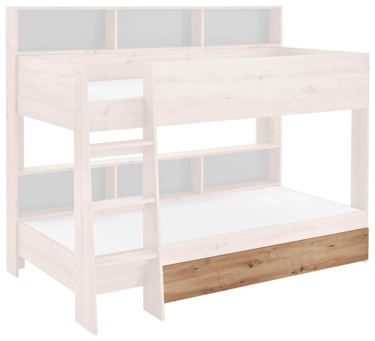 Bettkasten Sway B: 165 Cm Eiche Artisan Dekor Mit Rollen - Eiche Artisan, KONVENTIONELL, Holzwerkstoff (165/14/62cm)