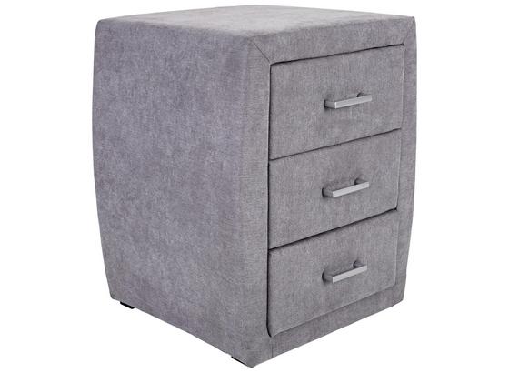 Nachtkästchen Naomi Grey - Hellgrau/Schwarz, KONVENTIONELL, Holzwerkstoff/Kunststoff (52/66/45cm) Nachtkästchen Naomi Grey - Hellgrau/Schwarz, KONVENTIONELL, Holzwerkstoff/Kunststoff (52/66/45cm)