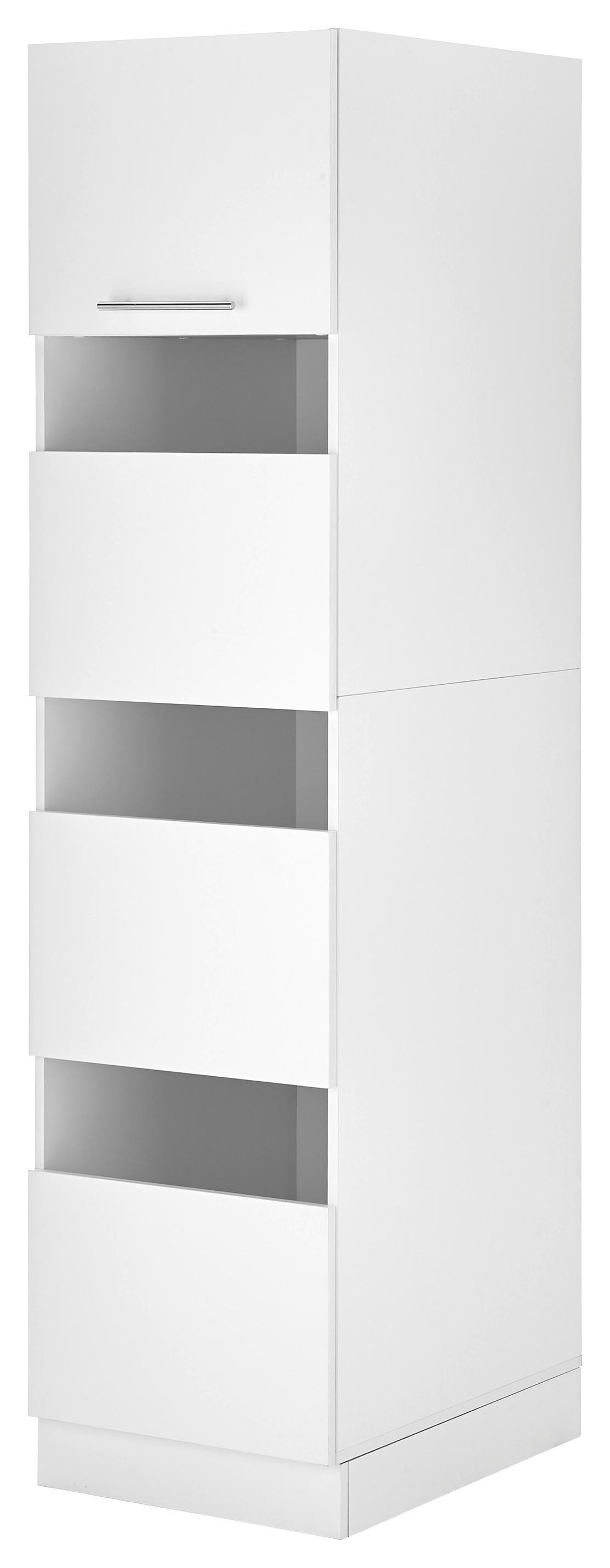 SKŘÍŇ NA PRÁDLO CLARA - bílá/barvy nerez oceli, Konvenční, kov/kompozitní dřevo (50/200/67,6cm) - Respekta