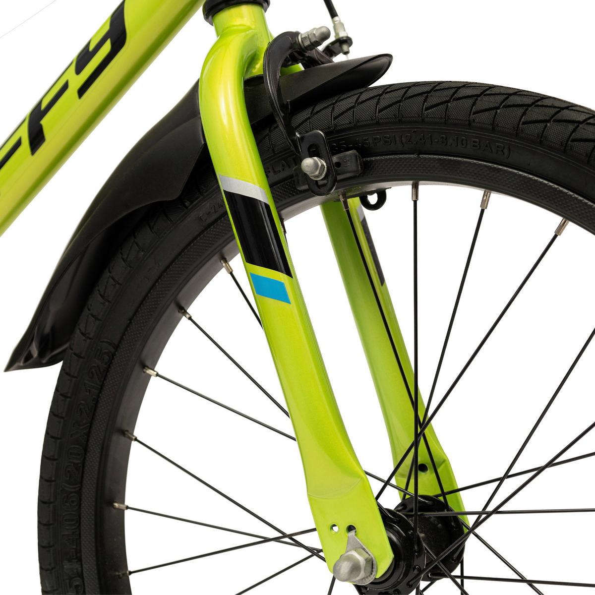 Kinderfahrrad Pro Thunder Grün, 20 Zoll - Grün, Basics, Metall (64/95/135cm)