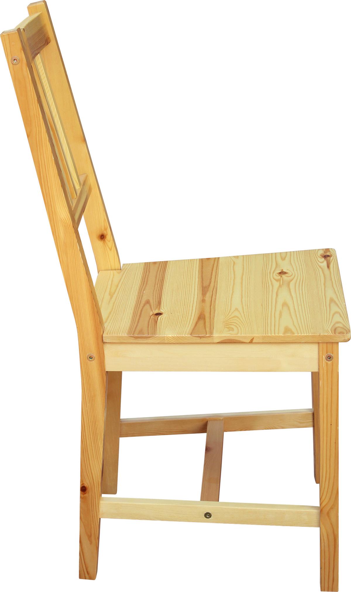 STUHL-SET Naturfarben 2-teilig - Naturfarben, MODERN, Holz (42/92/42cm) - MID.YOU