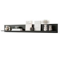 Wandboard Vera Schwarz B: 138,5cm - Schwarz, Design, Holzwerkstoff (138,5/18/12cm) - Livetastic