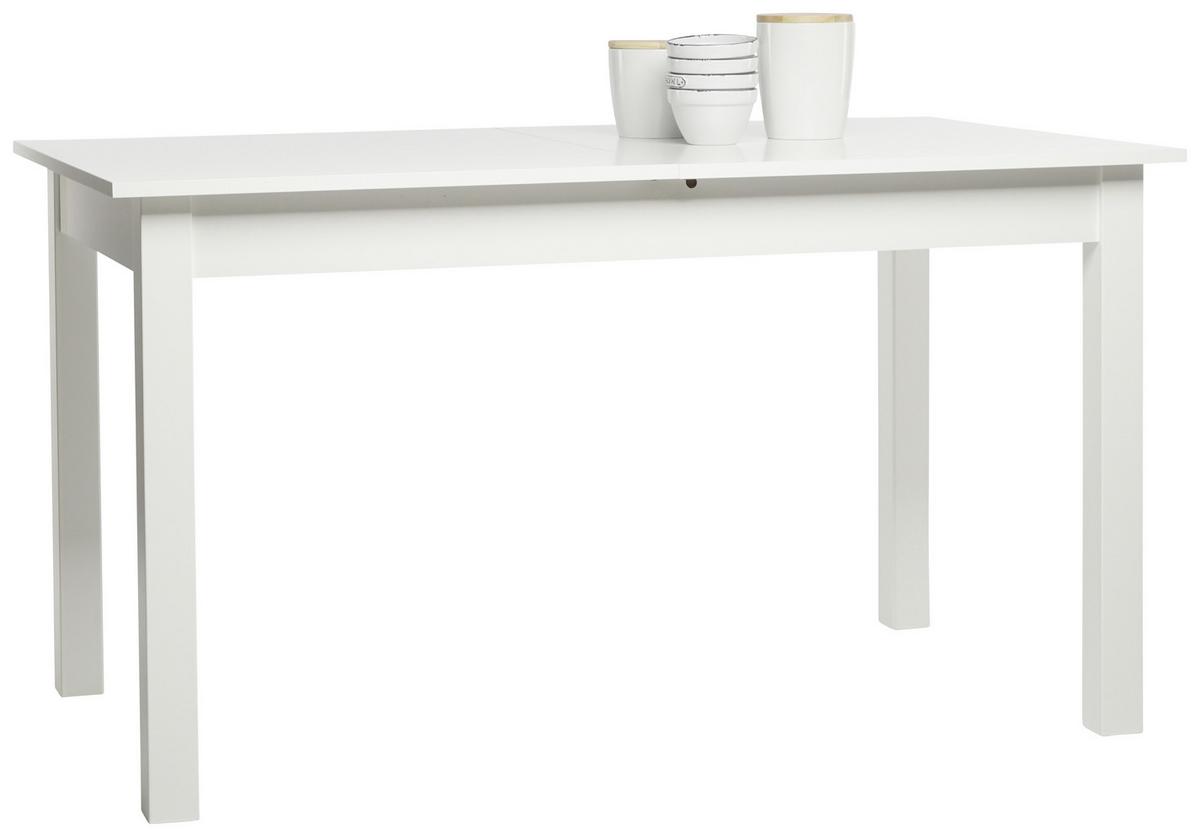 Kihúzható Asztal Coburg 140/80 Cm - fehér, Design, faalapú anyag (140/80/76,5cm) - MID.YOU