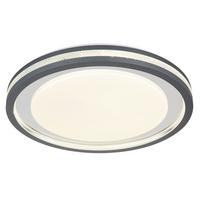 Led Mennyezeti Lámpa 48373-30 - opál/áttetsző, Konventionell, műanyag/fém (47,8/6,7cm) - Globo